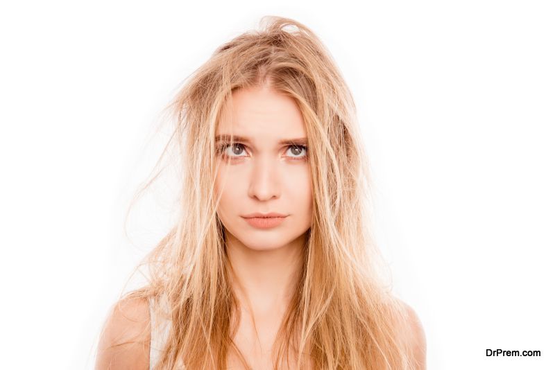 sun damaged hair