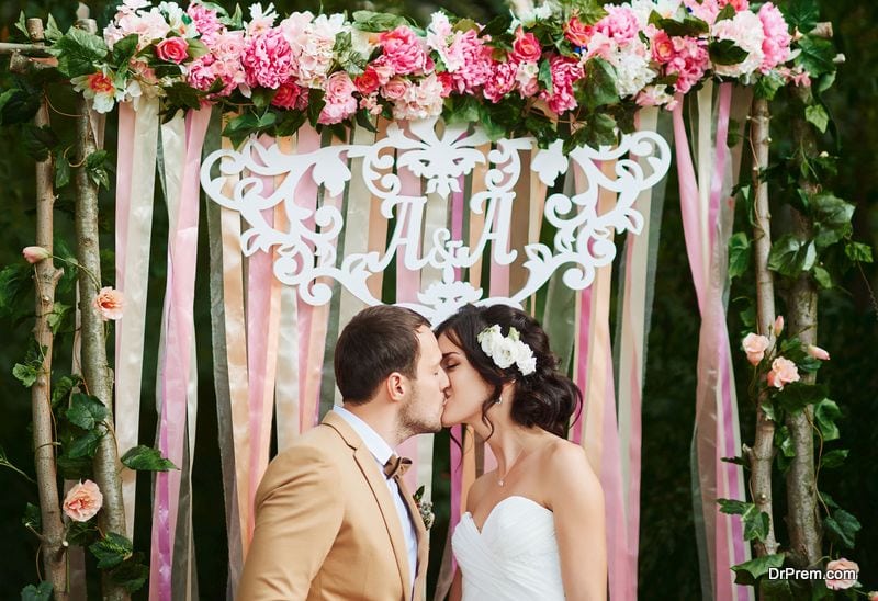 Fall wedding decoration