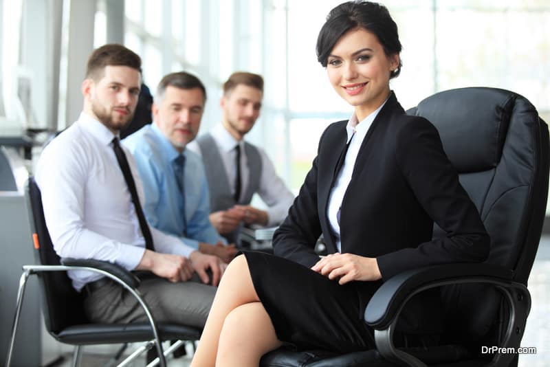 Woman in corporate world