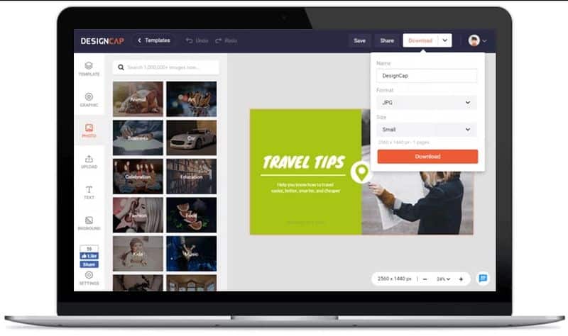 DesignCap’s unique features