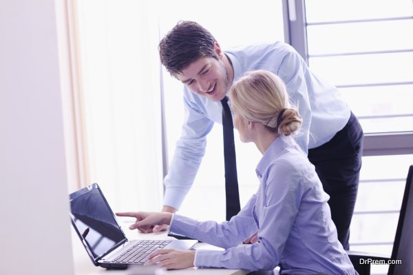 business people in a meeting at office