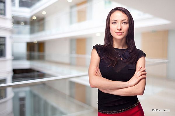 Business woman in office