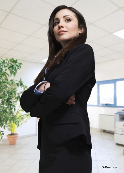 Portrait of a businesswoman in her office