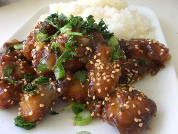 Sweet Sticky Sesame Chicken