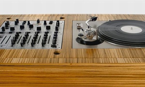 Custom-made Hoerboard DJ Workstations