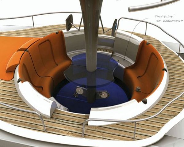 Solar Cum Human Powered Concept Boat by Jonathan Mahieddine