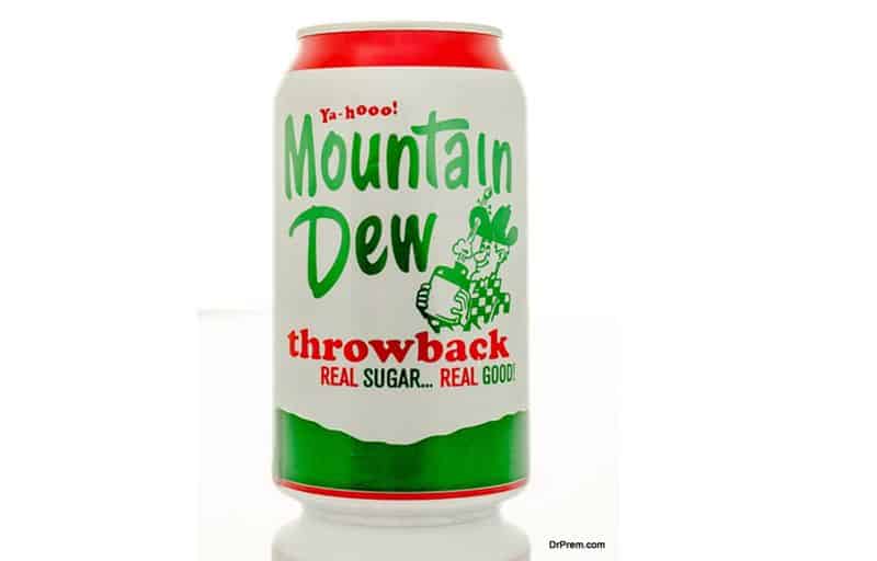 Pepsi Marketing Mountain Dew Throwback