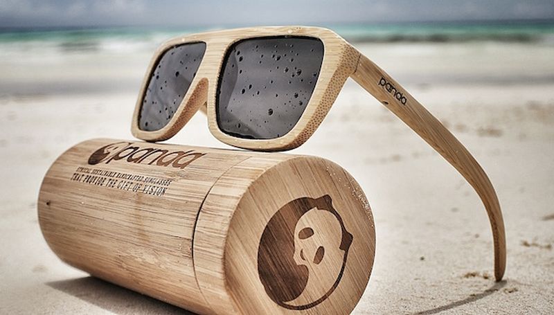 Bamboo panda sunglasses deals