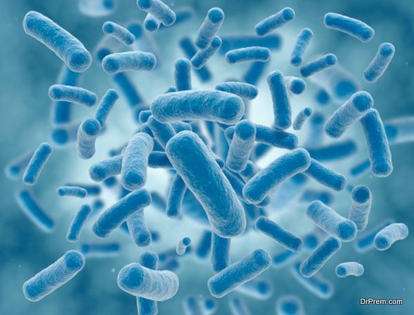 spread of bacteria