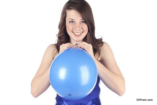 Blow balloons to battle facial fat