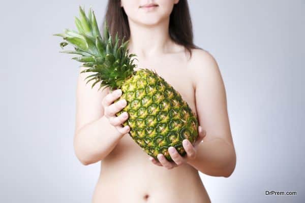 Fresh pineapple that contains Bromale