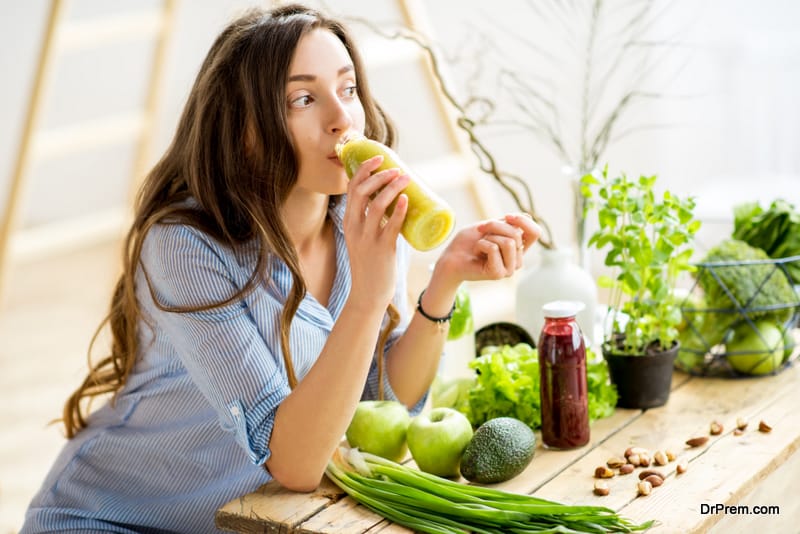 woman consuming Probiotic foods