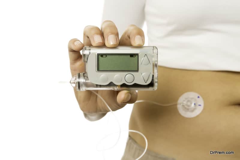 Insulin pump for diabetic management
