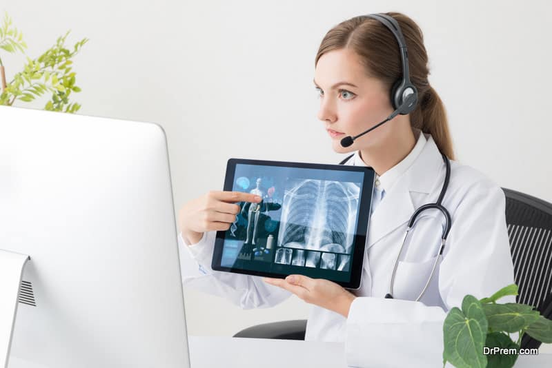 Interactive telemedicine educating the patients