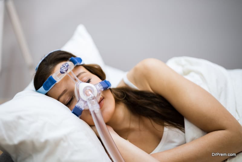 Sleep Apnea Oxygen Mask Equipment And CPAP Machine