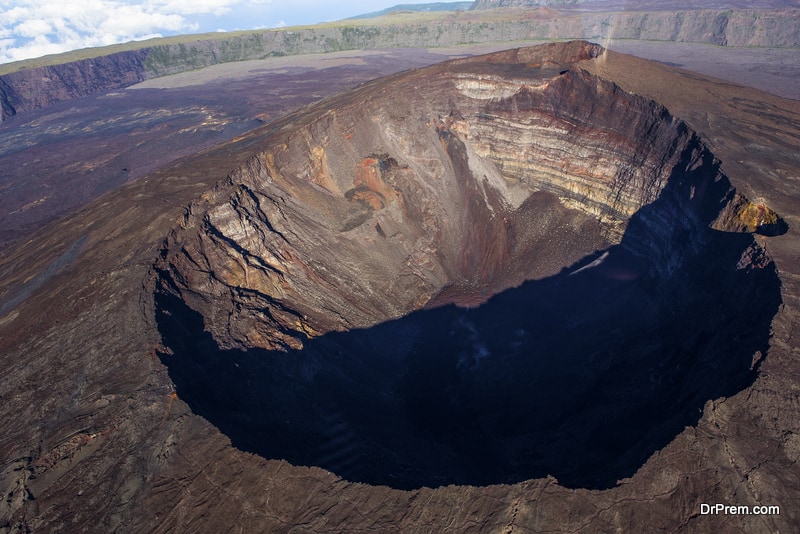 Reunion Island Volcano calms down