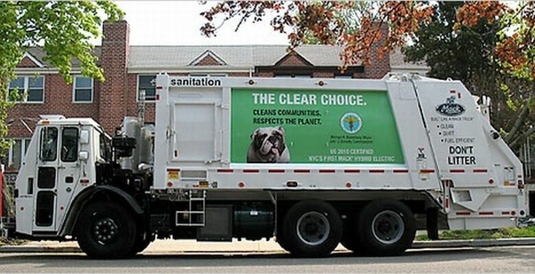 green garbage truck nyc laws