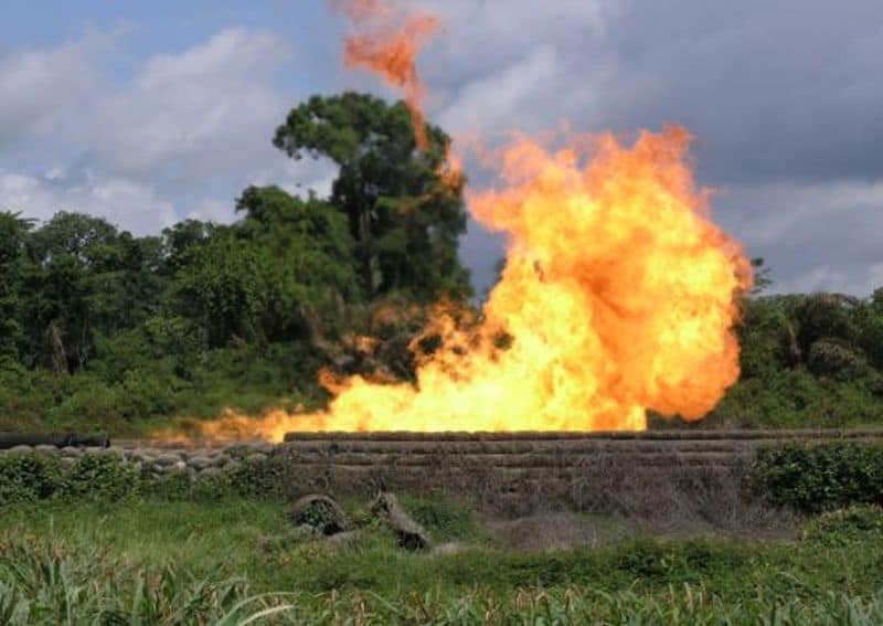 Niger Delta on fire