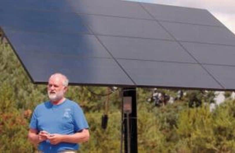 Newberg High teacher installs solar panel to track the sun’s path