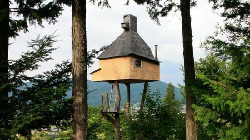 The Too High Tree House by Terunobu Fujimori