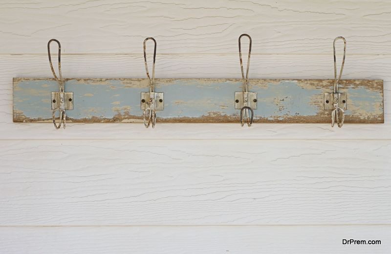 Door Knob Coat Rack, Wooden Coat Rack For Door