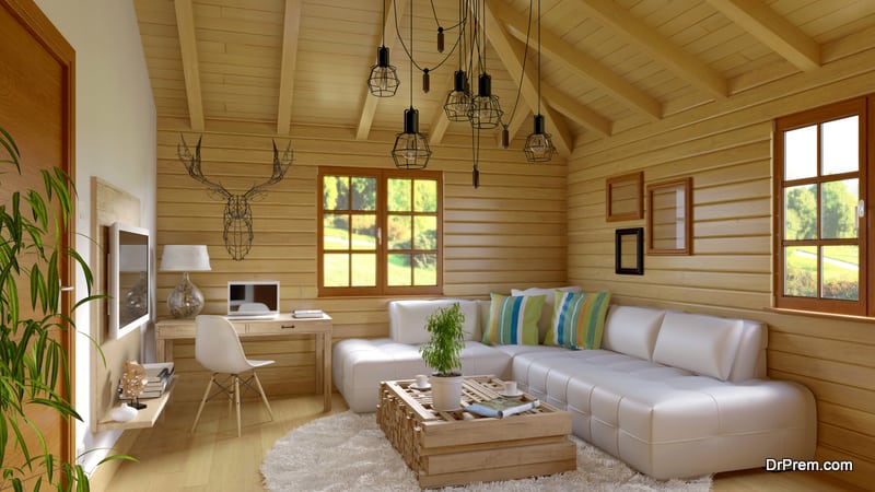 Decorate your living room in Cottage style