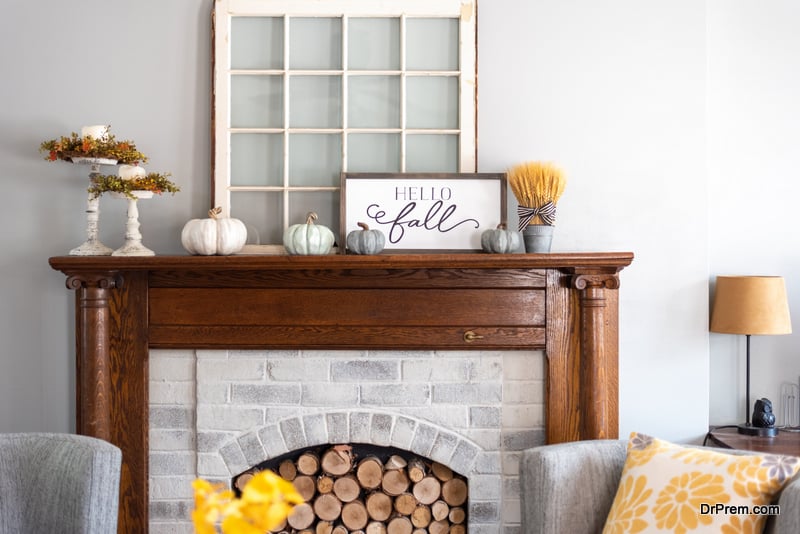 Ideas to decorate fireplace mantle