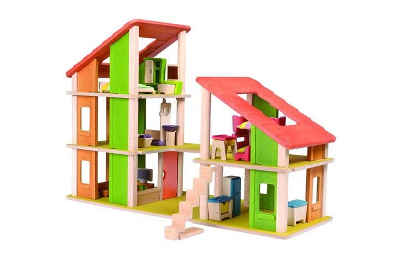 Chalet Doll House with Furniture