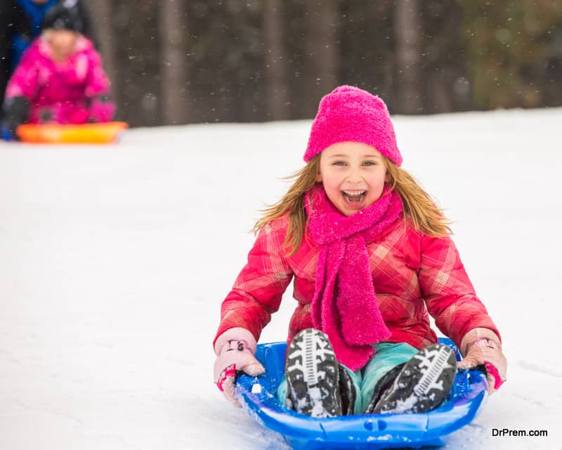 Sledding A fun-filled winter sport