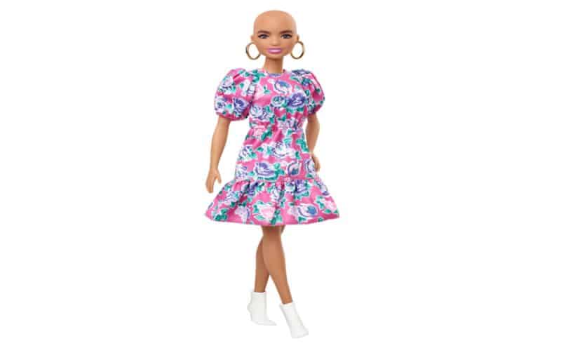 Bald and beautiful Barbie