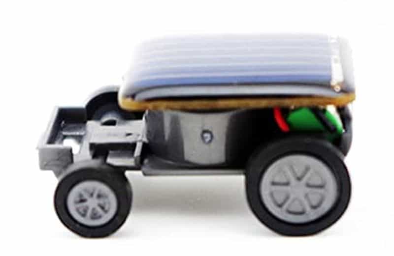 Solar fueled mini-est toy car