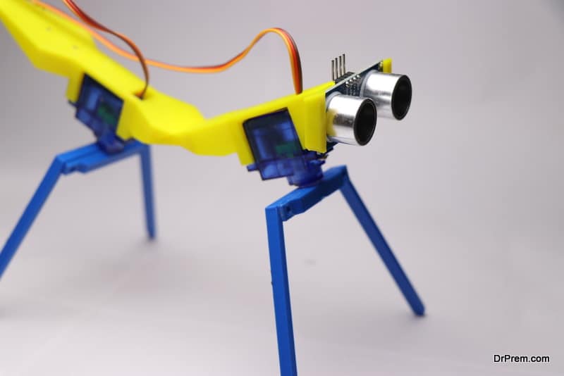 build a robot toy out of recycled materials