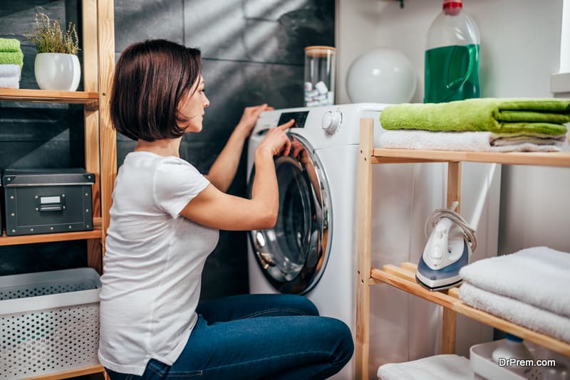 Simple, space efficient ideas to arrange your laundry room
