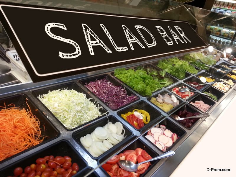perfect salad-bar at home