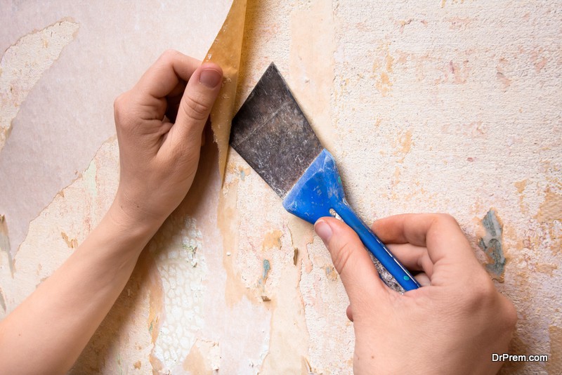 Remove your old wallpaper spotlessly