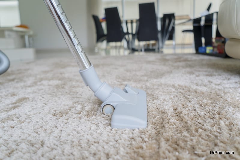 Cleaning your wool carpet without using water