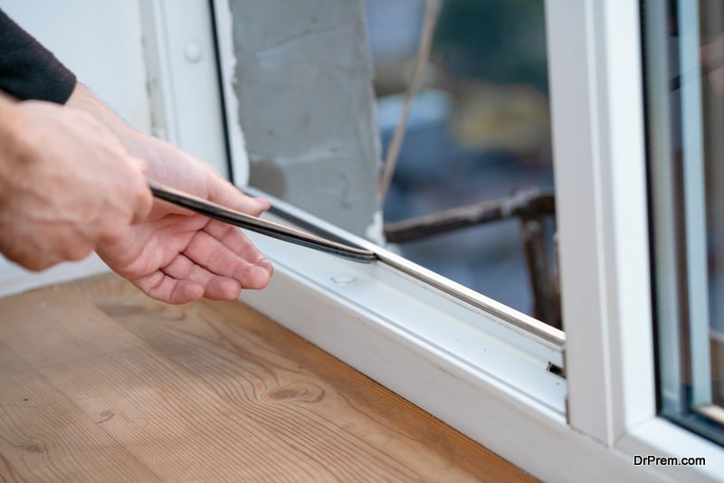 Checking your doors and windows for air leaks