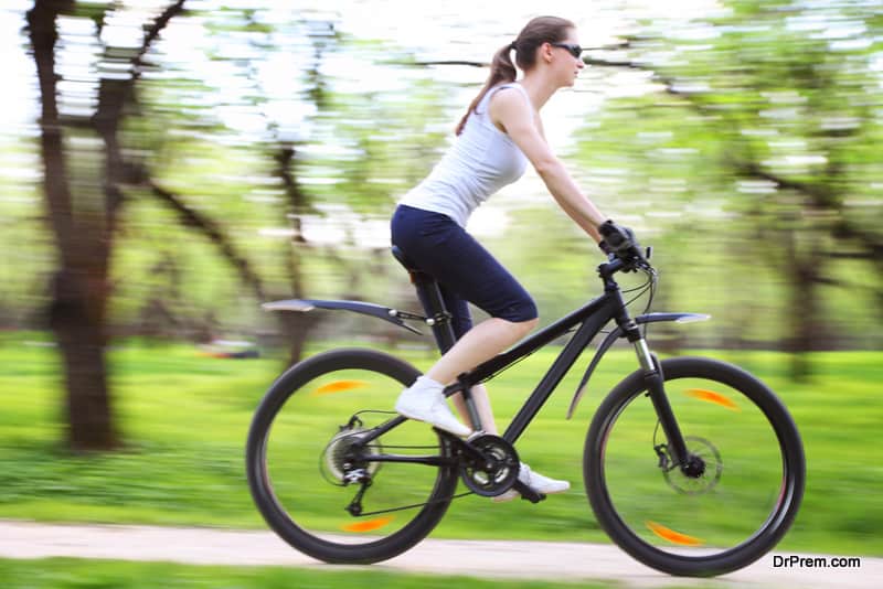 ditch the car and opt for a bicycle
