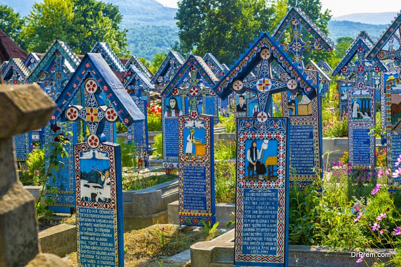 Merry Cemetery in Romania