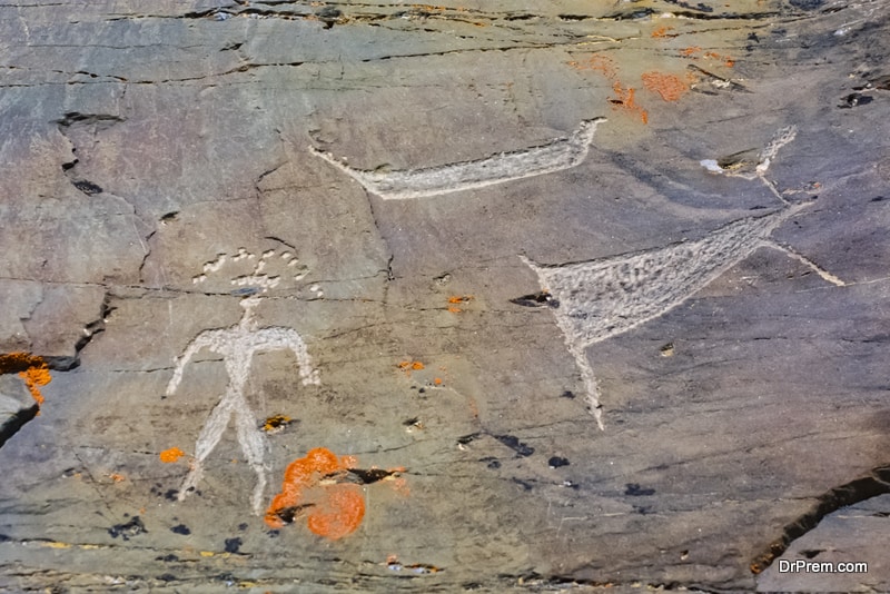 Pre-Historic asian cave drawings