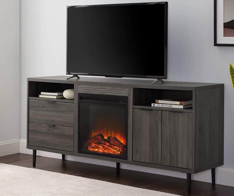 Electric fireplaces cum TV cabinets