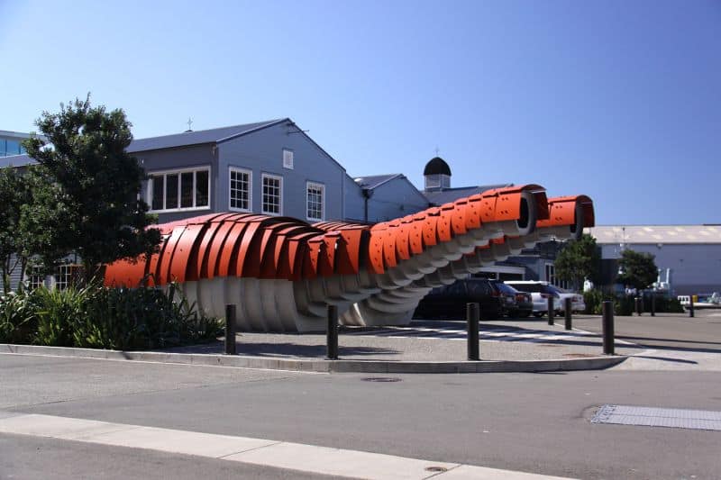 Kumutoto public toilet in Wellington