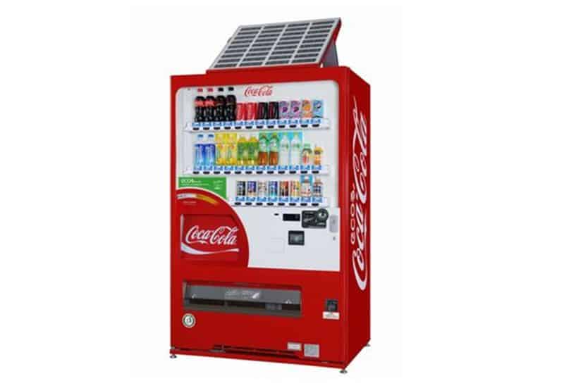 Solar Coke vending machine