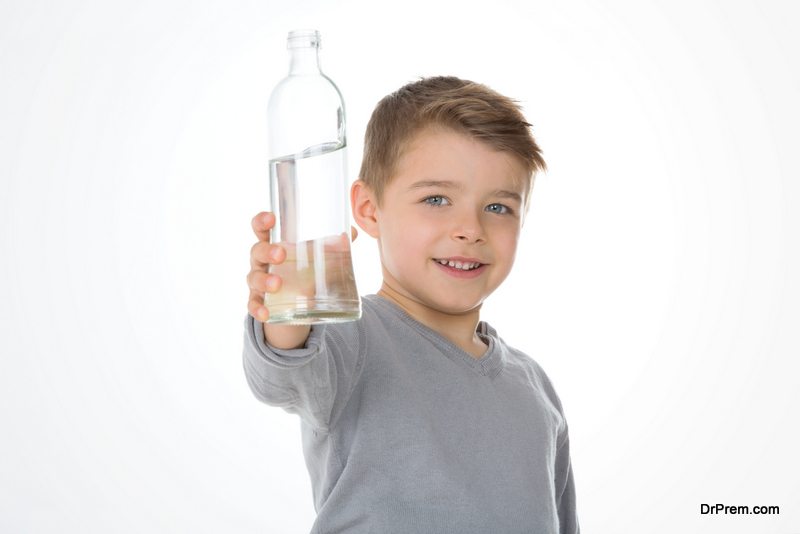 Do your kids have a favorite water bottle? My son has started