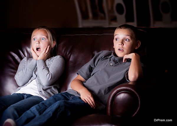 kids watching tv