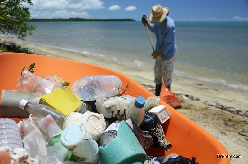 Landfills and oceans are filled with plastic bottles