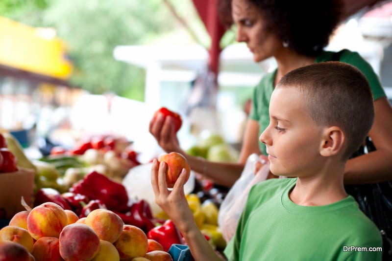  visit a farmers market