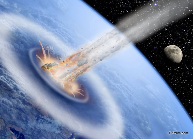 Asteroid hit