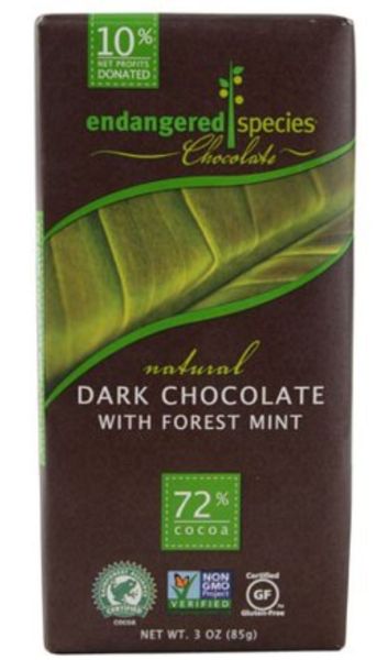 Endangered Species Dark Chocolate with Forest Mint