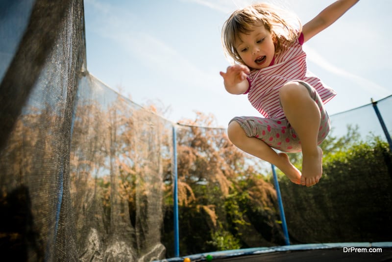 Jumping-on-the-trampoline